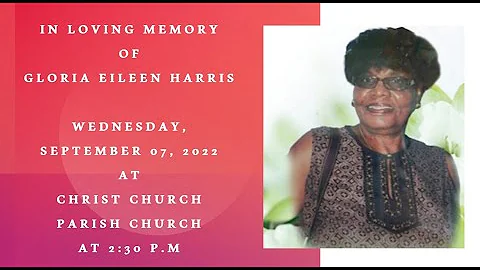 A Service of Thanksgiving for the Life of Gloria E...