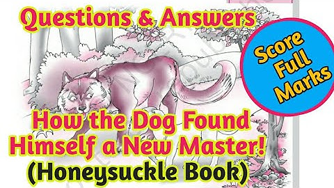 Questions & Answers of " How the Dog Found Himself a New Master! "|Chapter 2| Class 6