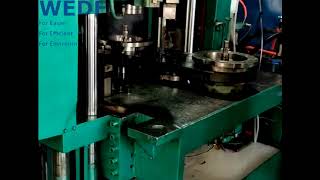 2 rotary stations rotor die casting machine