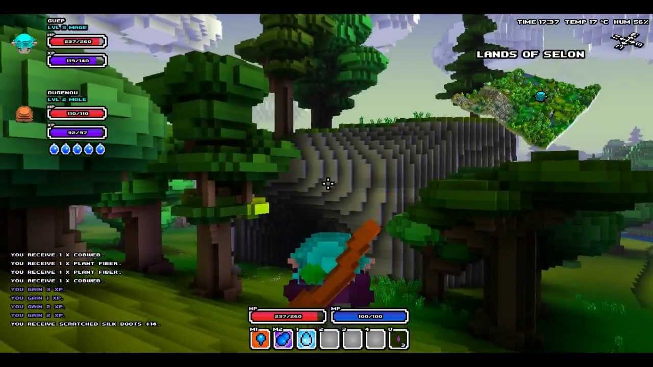 Cube World - Découverte - Et dire que à l'heure ou j'upload ça, je suis level 43 ^^