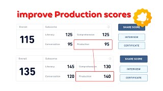 How I increased my Production from 95 to 140 | Duolingo English Test