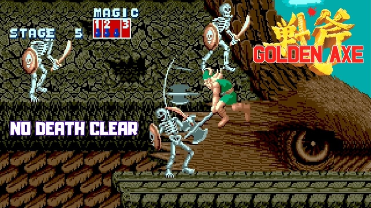 Golden Axe (Genesis) No Death Clear with Gilius Thunderhead