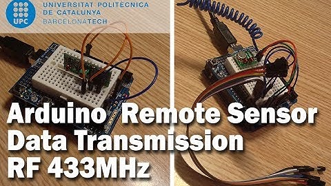 Arduino Remote Sensor Data Transmission via RF 433Mhz (real-time plot with Matlab)