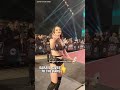 AEW Saraya Gives 🖕 to the Fan Shouting “F**k You!” #shorts