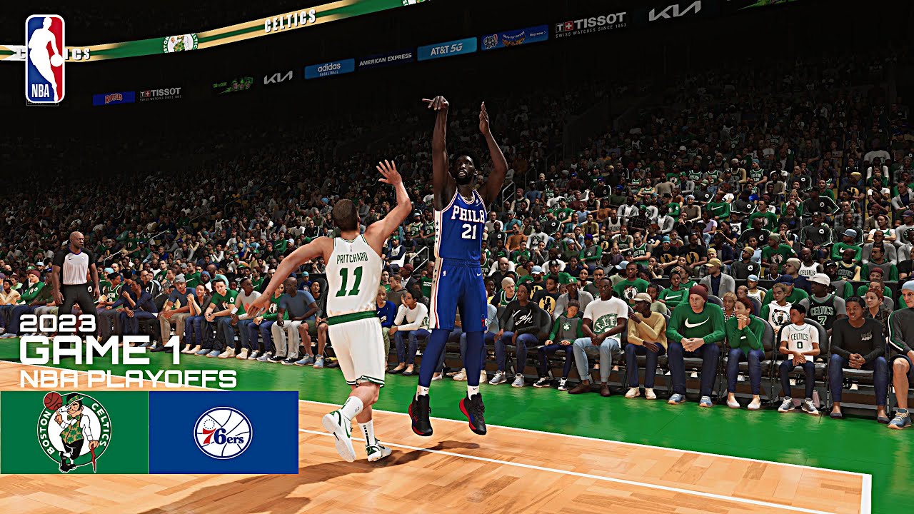 Boston Celtics vs Philadelphia 76ers NBA Playoffs Game 1 Simulation