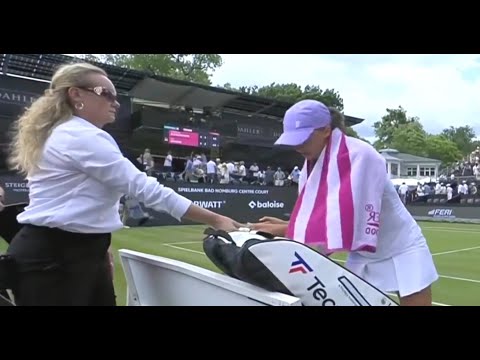 DRAMA ON COURT: ŚWIĄTEK AND ALEXANDROVA LEAVE IMMEDIATELY | BAD HOMBURG QF JUNE 26, 2025