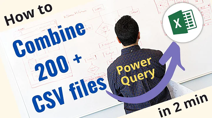 Power Query: Combine Multiple CSV Files to One Excel File