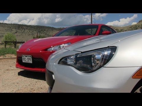 2013 Subaru BRZ vs Scion FR-S 0-60 MPH Mile High Mashup Review