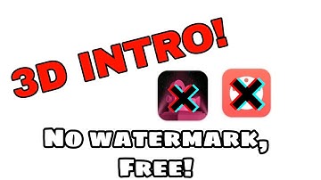 How to make 3D INTROS without Kinemaster and Intro maker for  YouTube