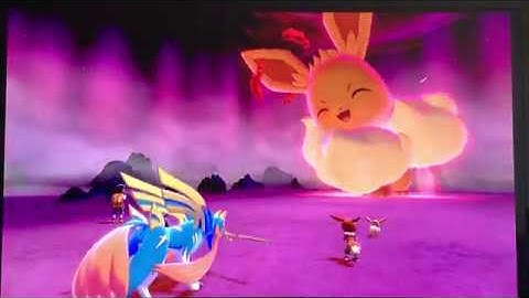 Pokemon Sword & Shield Max Raid Battles : "Eevee The DeathEater"