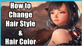 Stellar Blade How to Change Hair Style & Hair Color