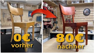 30 Jahre alten Stuhl reparieren, so habe ich es gemacht! ★Ali Der Bastler★