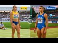 Erika Giorgia SARACENI vs Maja ASKAG, Womens Triple Jump 2025 #femaleathletes #triplejump