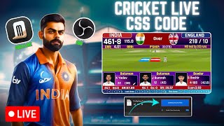 how to add a scoreboard to your live stream live score I css kase change kare | how to change css screenshot 4