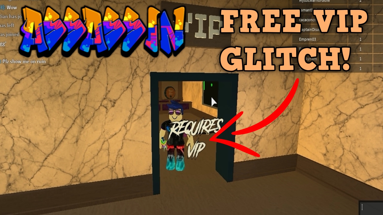 Roblox Assassin How To Glitch Free Vip Get Into Vip Room For