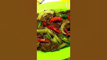 Tumis Daging With teriyaki sauce