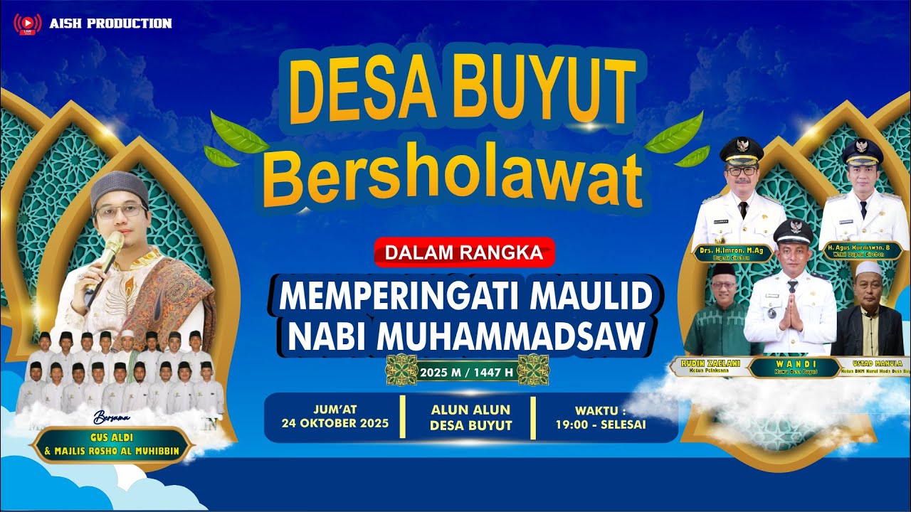 🔴BUYUT BERSHOLAWAT 2025 || JUM'AT, 24 OKTOBER 2025 || DESA BUYUT - GUNUNGJATI - CIREBON