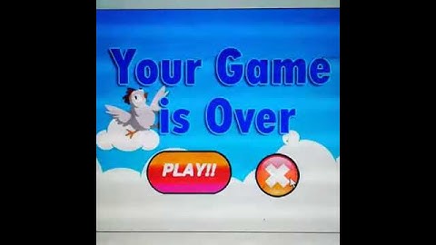 Chicken Fly Tap Game Sederhana dengan Greenfoot - Rahadi Teguh