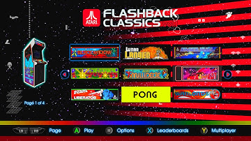 Atari Flashback Classics vol. 1 Title Screen (PS4, Xbox One)