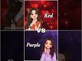 red vs purple ð #aestheic #fashiontrends