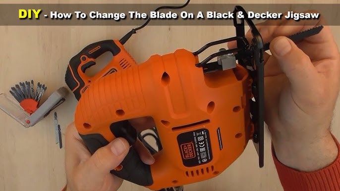 How To Change Black + Decker Jigsaw Blade (4.5 Amp) 