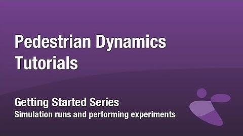 Getting Started: Simulation runs and performing experiments