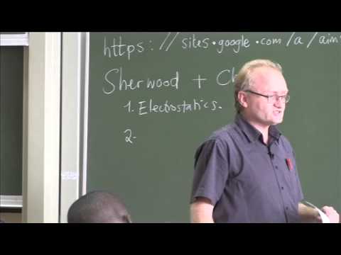 Electromagnetism - LECTURE 01 Part 01/01 - by Prof Robert de Mello Koch