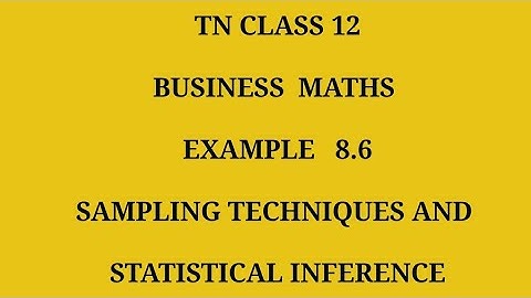 TN 12th Business maths chapter 8 example 8.6