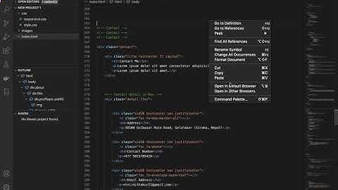 Quick Design Website Template (simple), With Source Code.