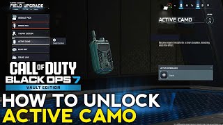 How To Unlock Active Camo Bo7 How To Get Active Camo In Bo7 Black Ops 7 Active Camo Unlock