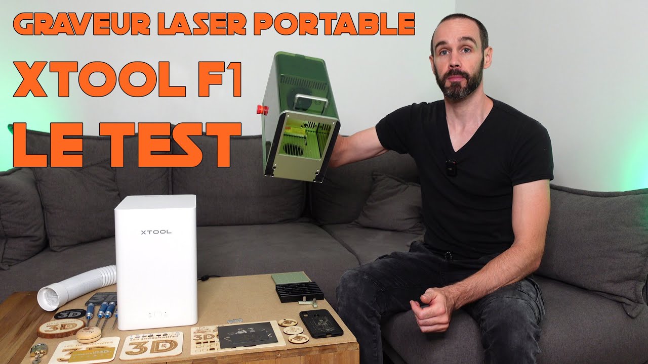 xTool F1 + Purificateur d'air, le test d'un GRAVEUR LASER PUISSANT