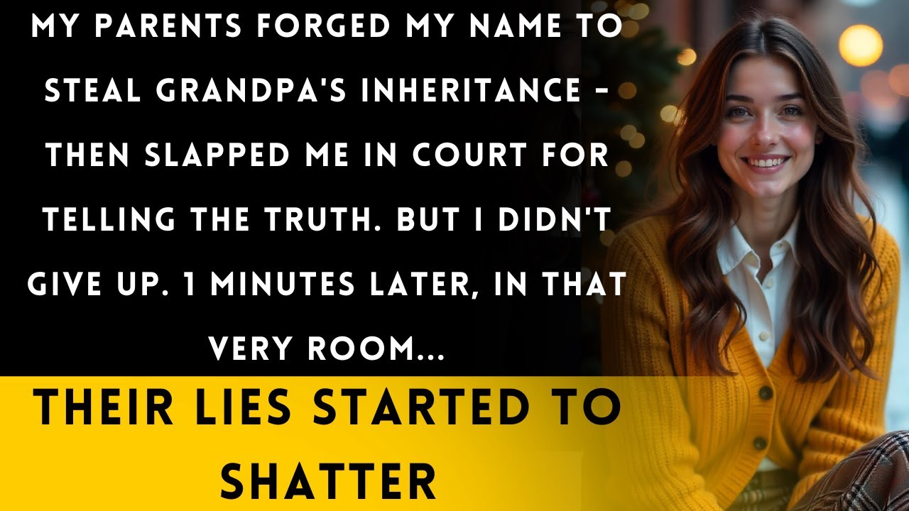 Мои родители украли мое наследство с помощью поддельной подписи… А потом подали на меня в суд!