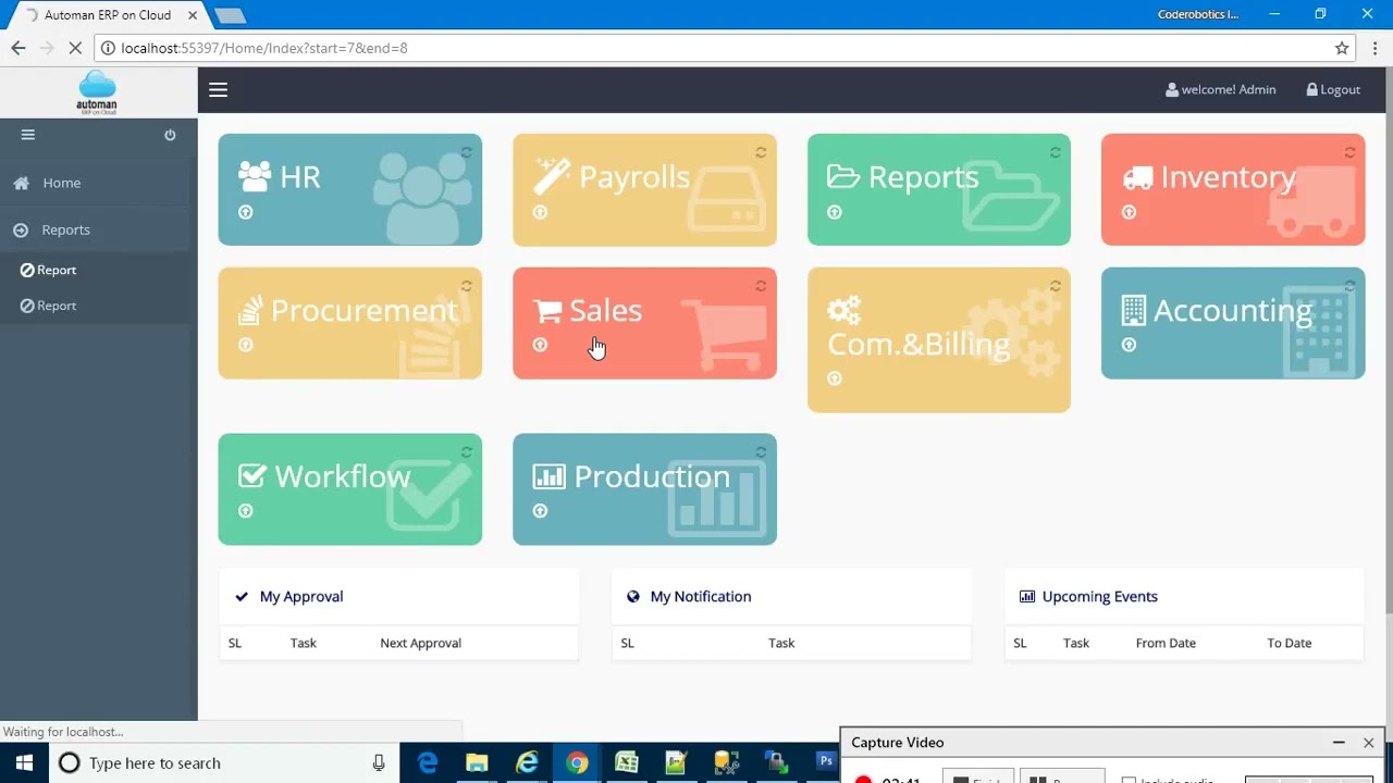 Cloud Base ERP Part 1 Demo  # ERP 