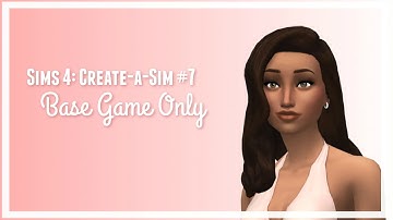 Sims 4: Create-a-Sim | BASE GAME SIM CHALLENGE (no cc)
