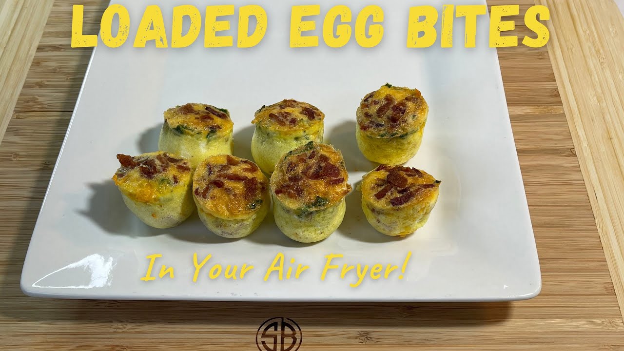 Air Fryer Loaded Egg Bites Compare to Starbucks Egg Sous Vide Air