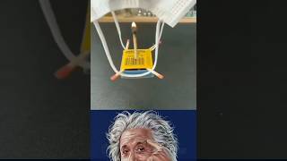Physics TP 👍 make an easy parachute 🪂 #physics #shorts #experiment