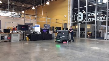 Avidbots Commercial Floor Cleaning Robot at Siemens MxD