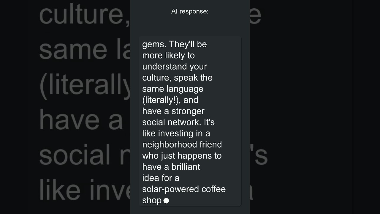 AI On: Should green tech investors prioritize local over international projects 