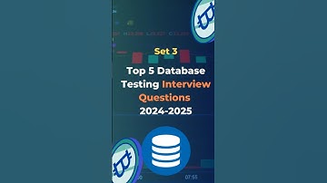 Database testing. Interview questions #softwaretesting #api #shortsvideo #shorts #education #dbms