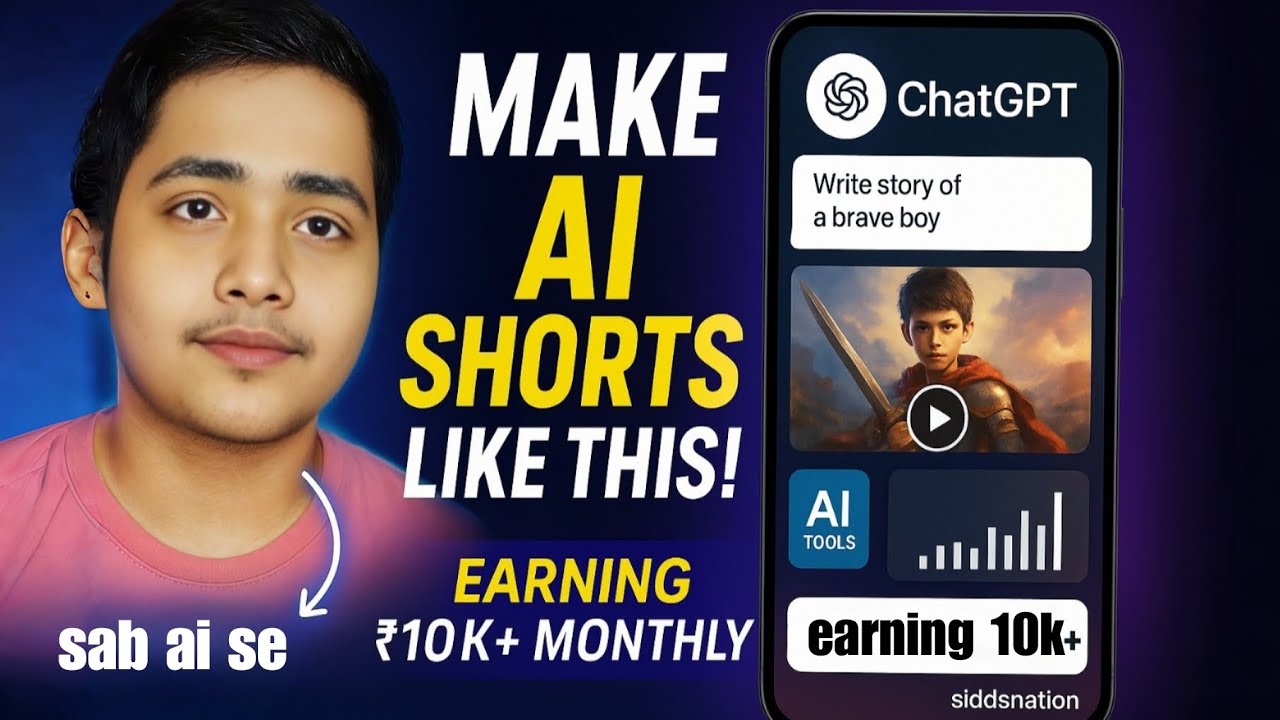 How to Make VIRAL AI Shorts Stories & Earn Without Showing Face! 🔥🔥 ...