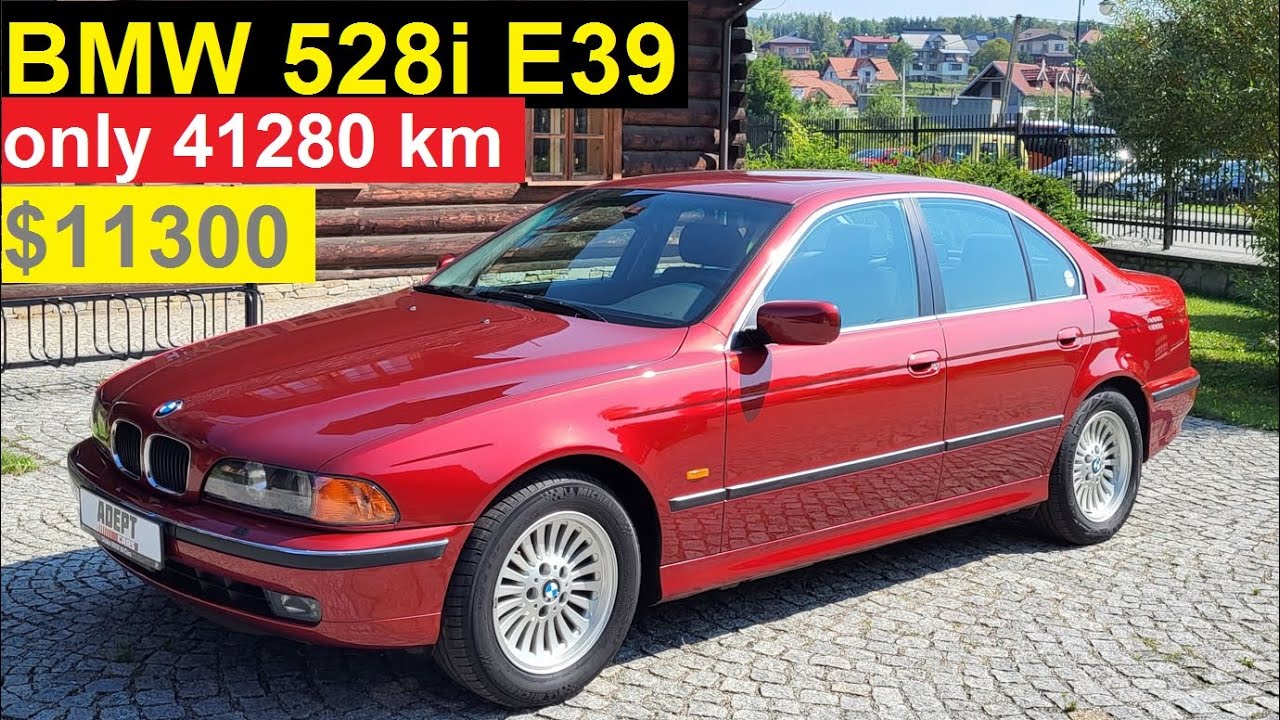 Red devil only 41280 km BMW 528i E39 1999 with double vanos M52TUB28 6 ...