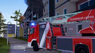 Emergency Call 112 - Leipzig Firefighters Responding! 4K