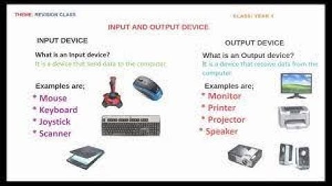Part3: Input/ output devices