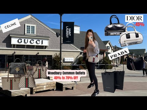 Woodbury Common Premium Outlets I Huge Discounts on Luxury Shopping Vlog  Gucci, Dior, Prada, Celine 