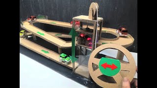 DIY Magic track with magic cars out of cardboard