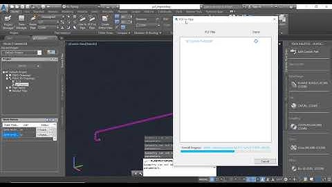 Smart3D PCF Import to ACAD Plant3D Piping Model