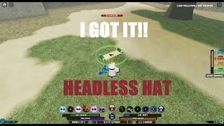 I got the HEADLESS HAT from the HEADLESS KORASHI BOSS | Shindo Life | @RellGames