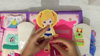 Asya' nın bebek evi - aktivite kitabı - dollhouse - quiet book
