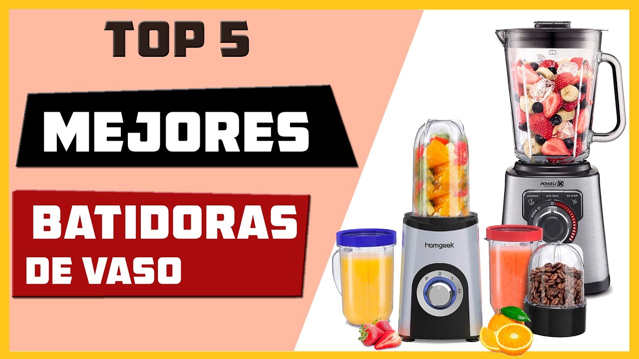 🥇🥤Mejores BATIDORAS de VASO de  [ Top 5 CALIDAD-PRECIO]🔥 