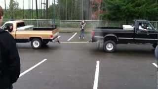 Ford vs. Chevy Truck Pull